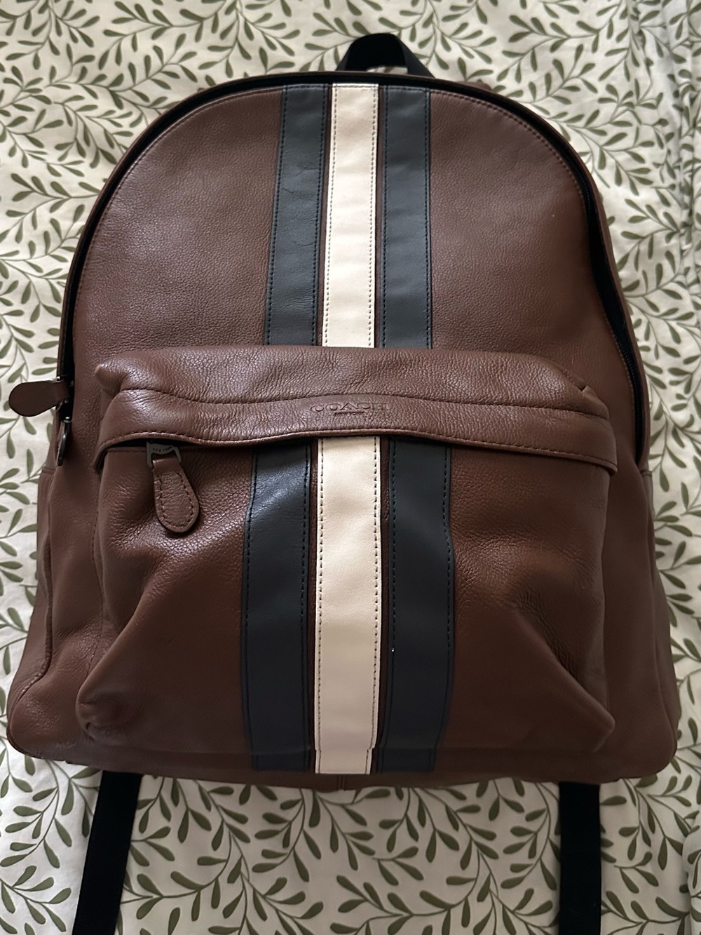 Men’s Coach Houston Backpack with Varsity Stipe